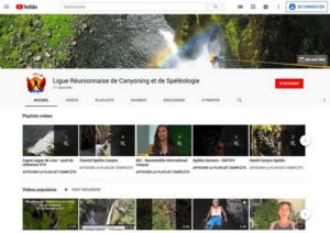 Chaine YouTube Ligue Réunionnaise de Canyoning et de Spéléologie